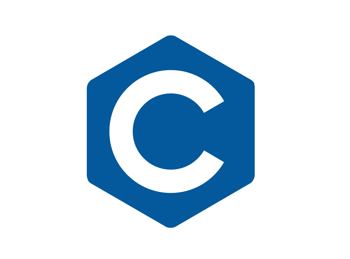 c language logo